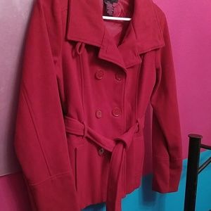 ❌SOLD❌RED peacoat