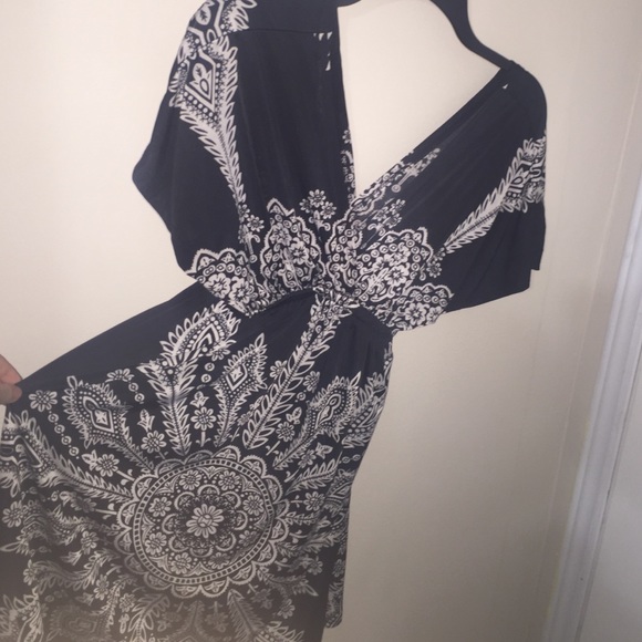 Short Black and White Sundress