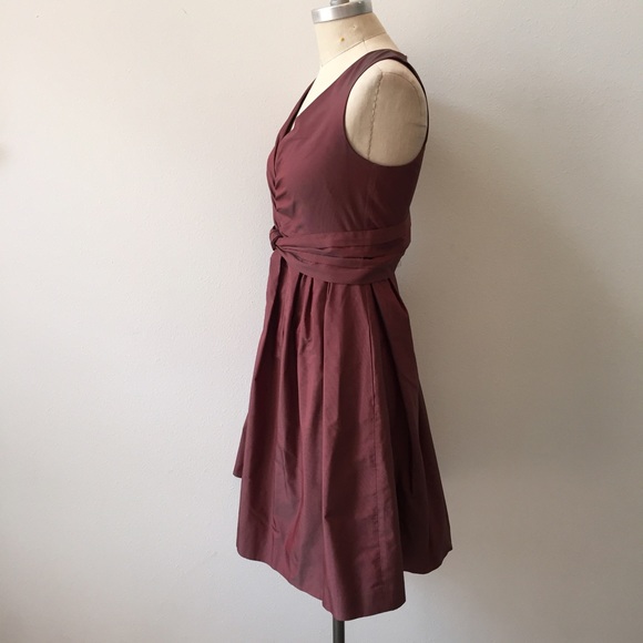 ❌SOLD❌Banana Republic MAD MEN Taffeta Party Dress - Picture 3 of 4
