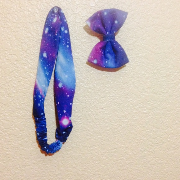 Galaxy bow/head band