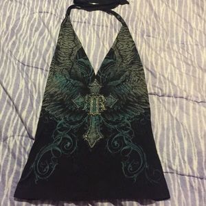 Rebel Saints halter top