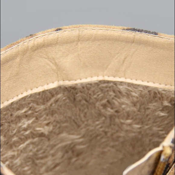 Toddler buckle rhinestone zipper wedge boots - Picture 3 of 3