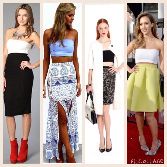 ❌SOLD❌ New Victoria's Secret Crop Top Tube Top - Picture 3 of 4