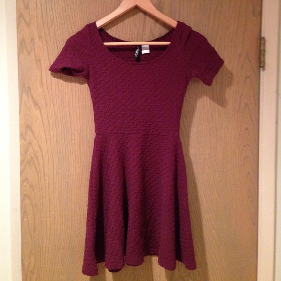 maroon size small dress from HM.