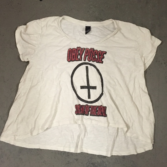 Obey Speak Of The Devil Natural Slub Dolman Top