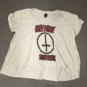 Obey Speak Of The Devil Natural Slub Dolman Top