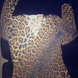 Neiman Marcus Cheetah Print Cashmere