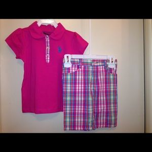 Girls 4T shorts and too outfit