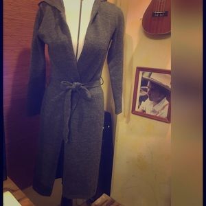 Wrap Sweater in Gray