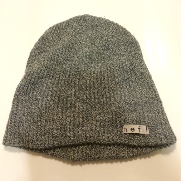 Grey & white NEFF beanie!