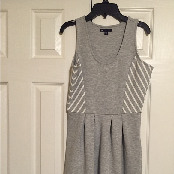 Cute solid heather gray dress.