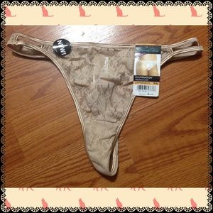 Nude Lace Thong