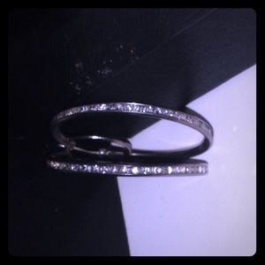 Silver earrings