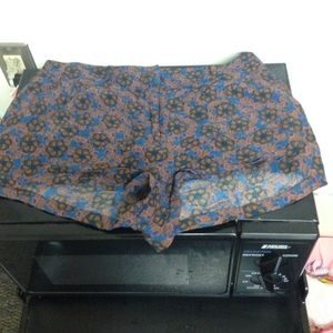 Flower shorts from forever 21