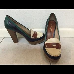 MIA Loafer Platform Heels