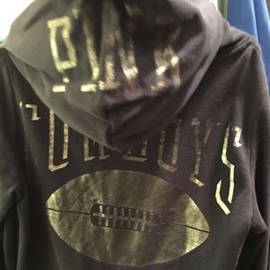 Victoria's Secret "Dallas Cowboys" zip up hoodie.