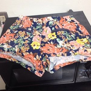 Flowered shorts made by mine