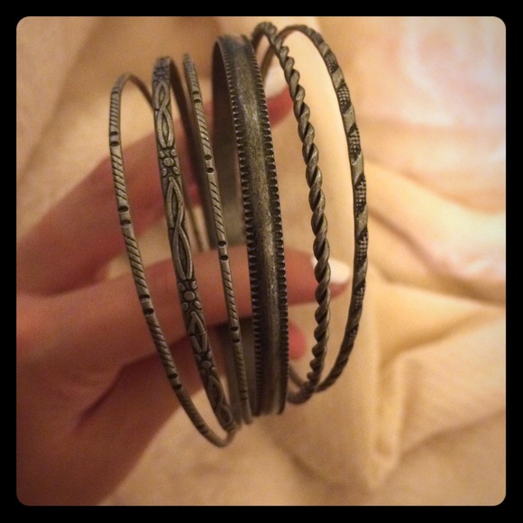 6-set bangle bracelets
