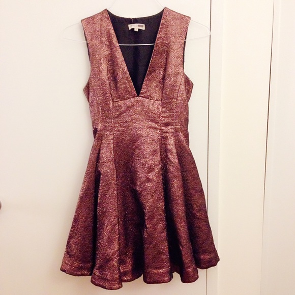 Opening Ceremony copper chemical element dress