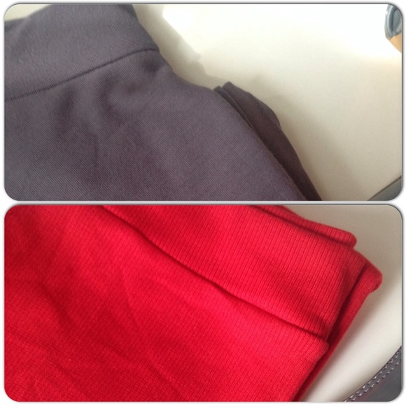 NEW IN PACKAGE 2 PC GRAY & RED SKIRT SET - Picture 4 of 4