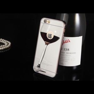 Silver chrome case iPhone 6 6S