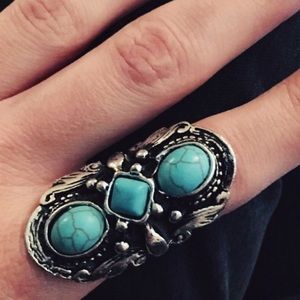 New! Boho style turquoise ring! 💍