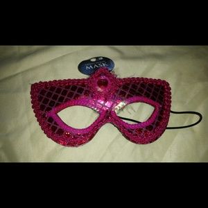 Women's Pink Mask Masquerade NEW