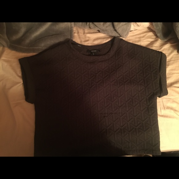 Olive green crop top