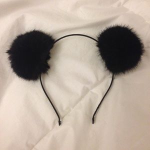 Fur Pom Pom Headband