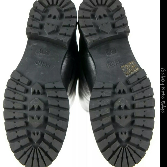 SOLD OUT !!! NEW !!  FENDI Zucca Zipper boots 37.5 - Picture 4 of 4