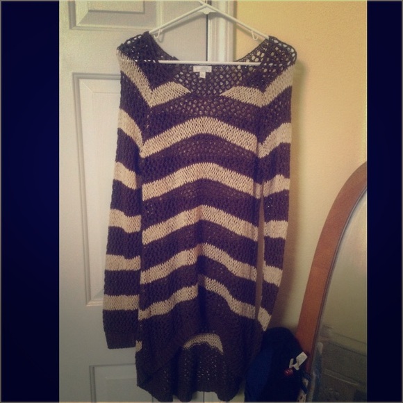 Charming Charlie's cable knit sweater