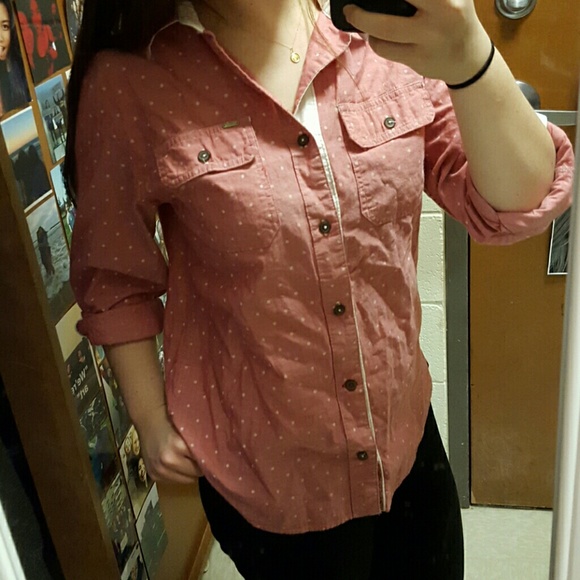 Pink button up - Picture 2 of 3