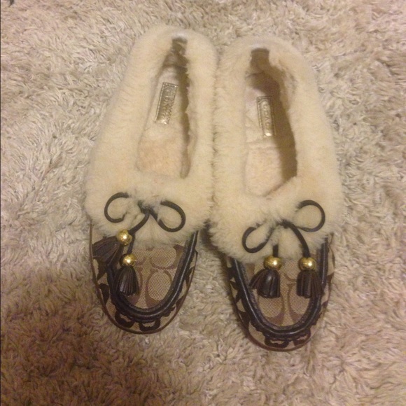 Authentic Coach Sheepskin Shoes!