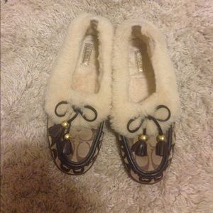 Authentic Coach Sheepskin Shoes!