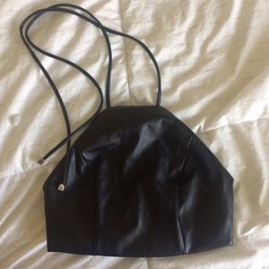 NastyGal Halter - vegan leather