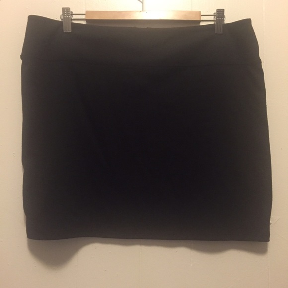 Black mini skirt XXL