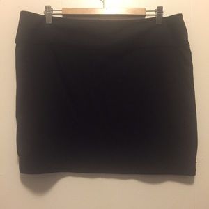 Black mini skirt XXL