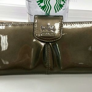 Patent leather wallet