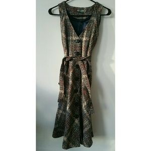 Anthropologie Maple Autumn Dress