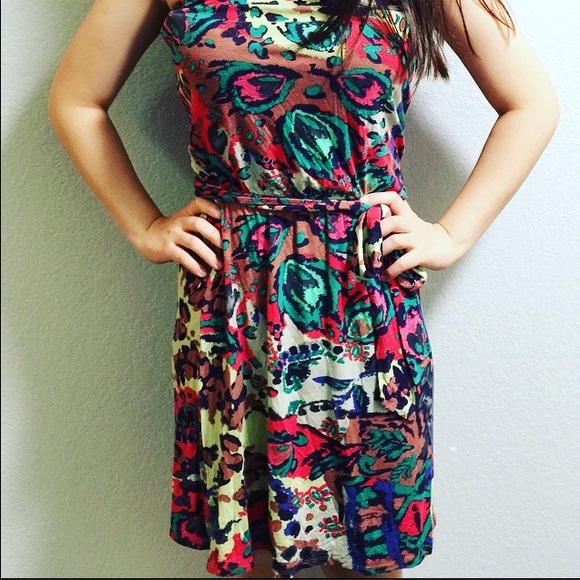 Strapless summer dress
