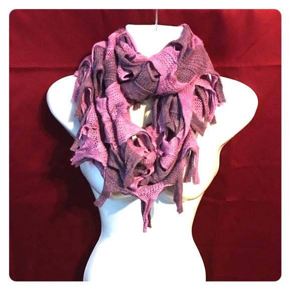 New Multi pink infinity scarf