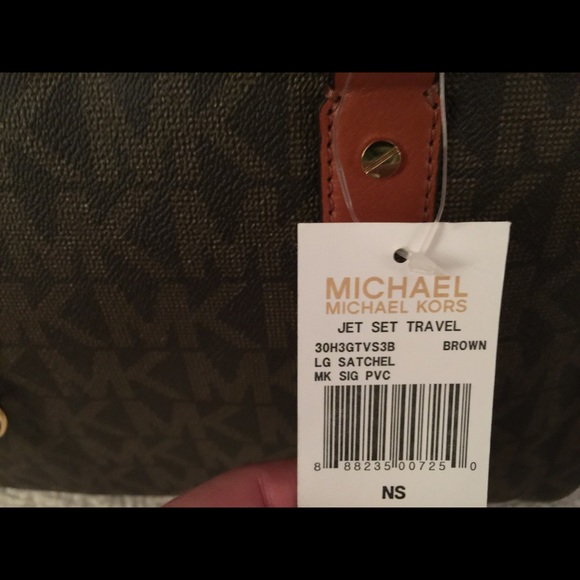 Michael Kors Jet Set Travel Large Satchel New - Picture 2 of 4