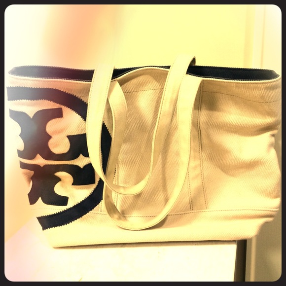 Tory Burch canvas tote!