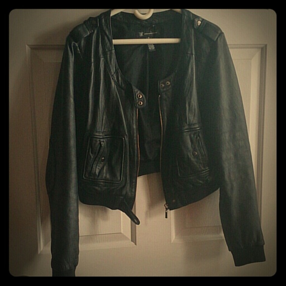 INC Leather Jacket - Size XL