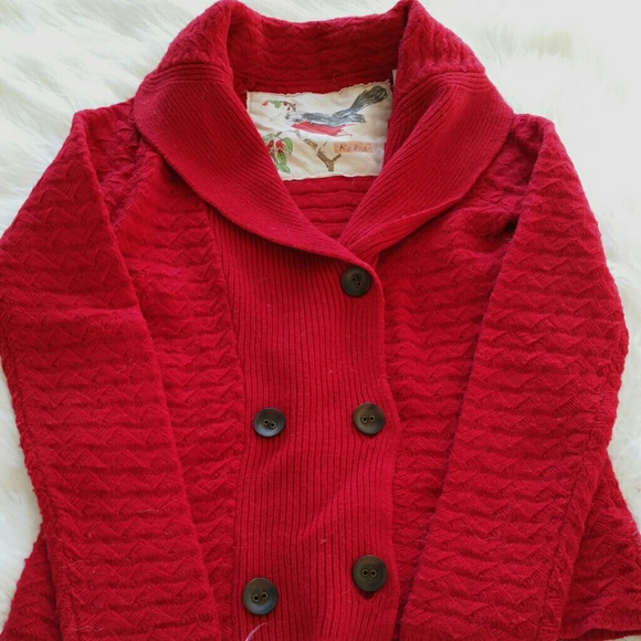 Anthropologie Sweaters - 💞SALE💞 Anthropologie Warm Red Sweater