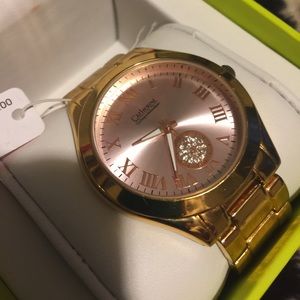 Rose gold watch