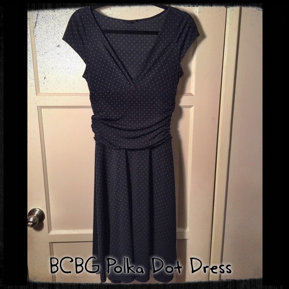BCBG MaxAzria polkadot dress - size 2-4