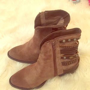 Brown booties
