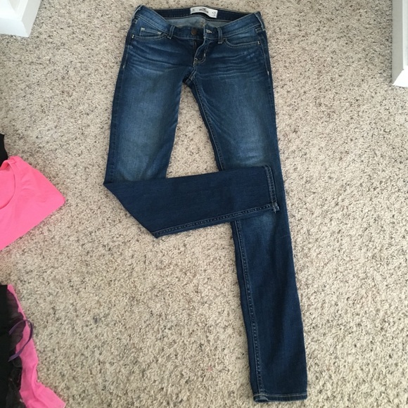 Hollister size 1 regular jeans medium wash