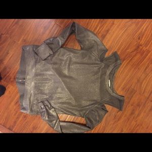 Chic designer sweater!